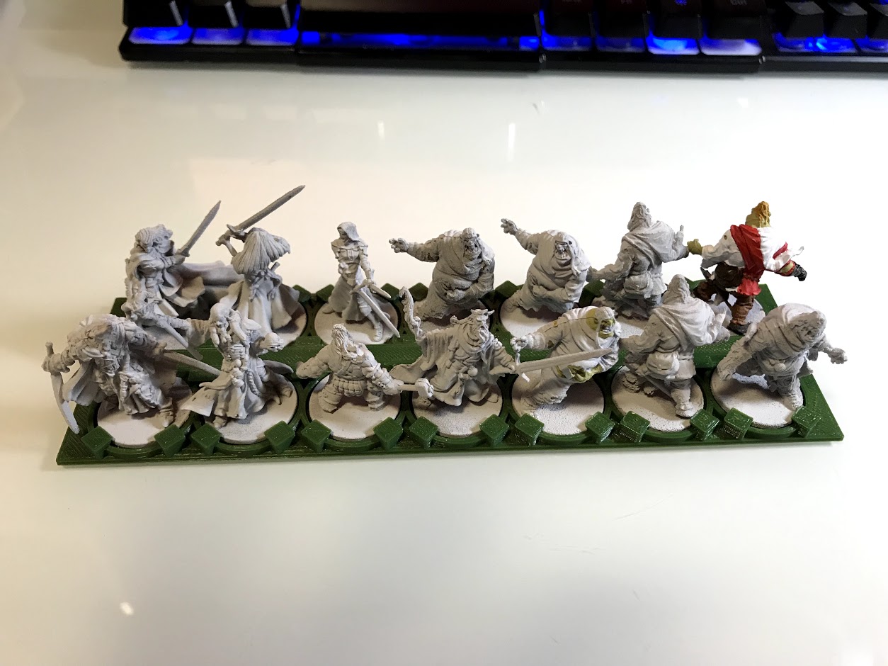 Storage for 14 zombicide zombies