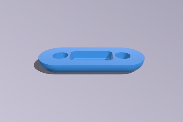Motherboard VGA Block off | 3d print model