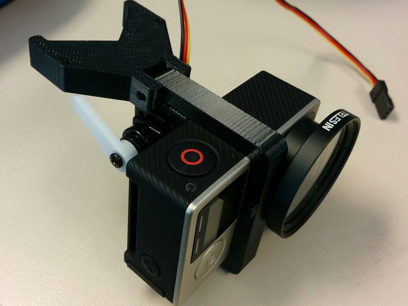 Spedix 250 Servo Gimbal for GoPro Hero 3_4