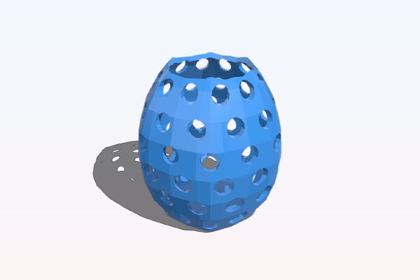 Davros' eggoid vase | 3d print model