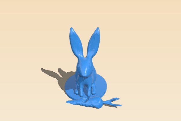 Rabbit sharpie holder | 3d print model