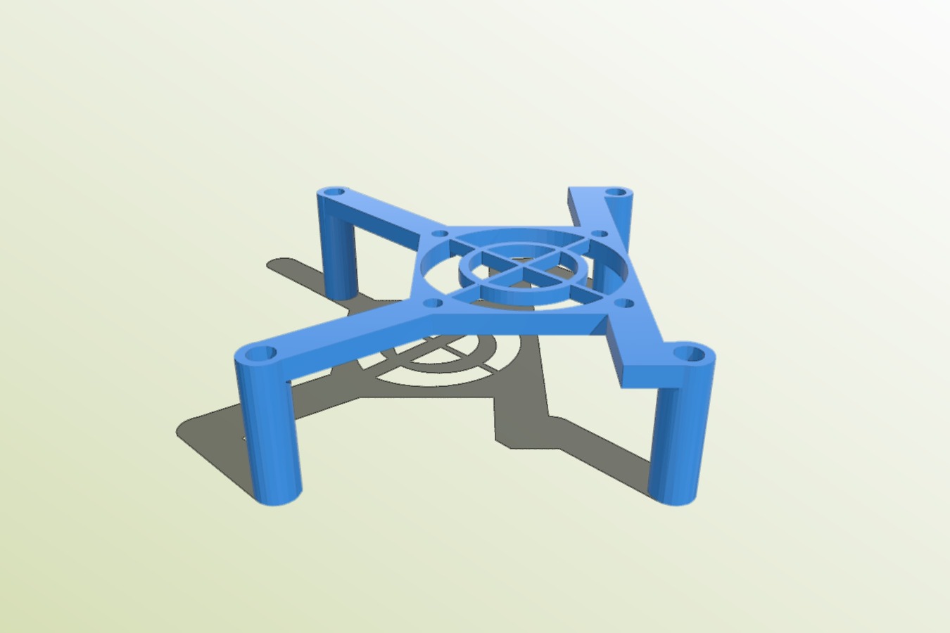 Raspberry Pi 4 fan mount