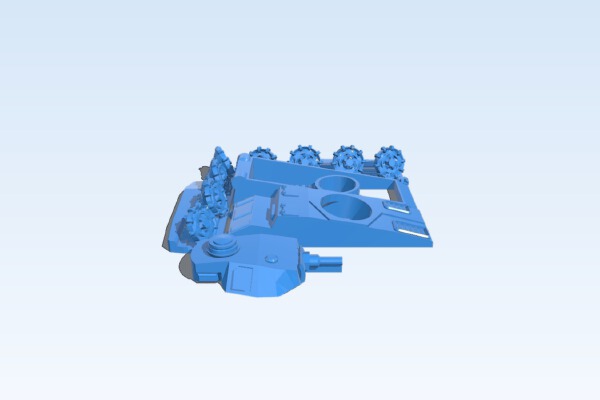"SchwebePanzer IV" Weird War hover tank | 3d print model
