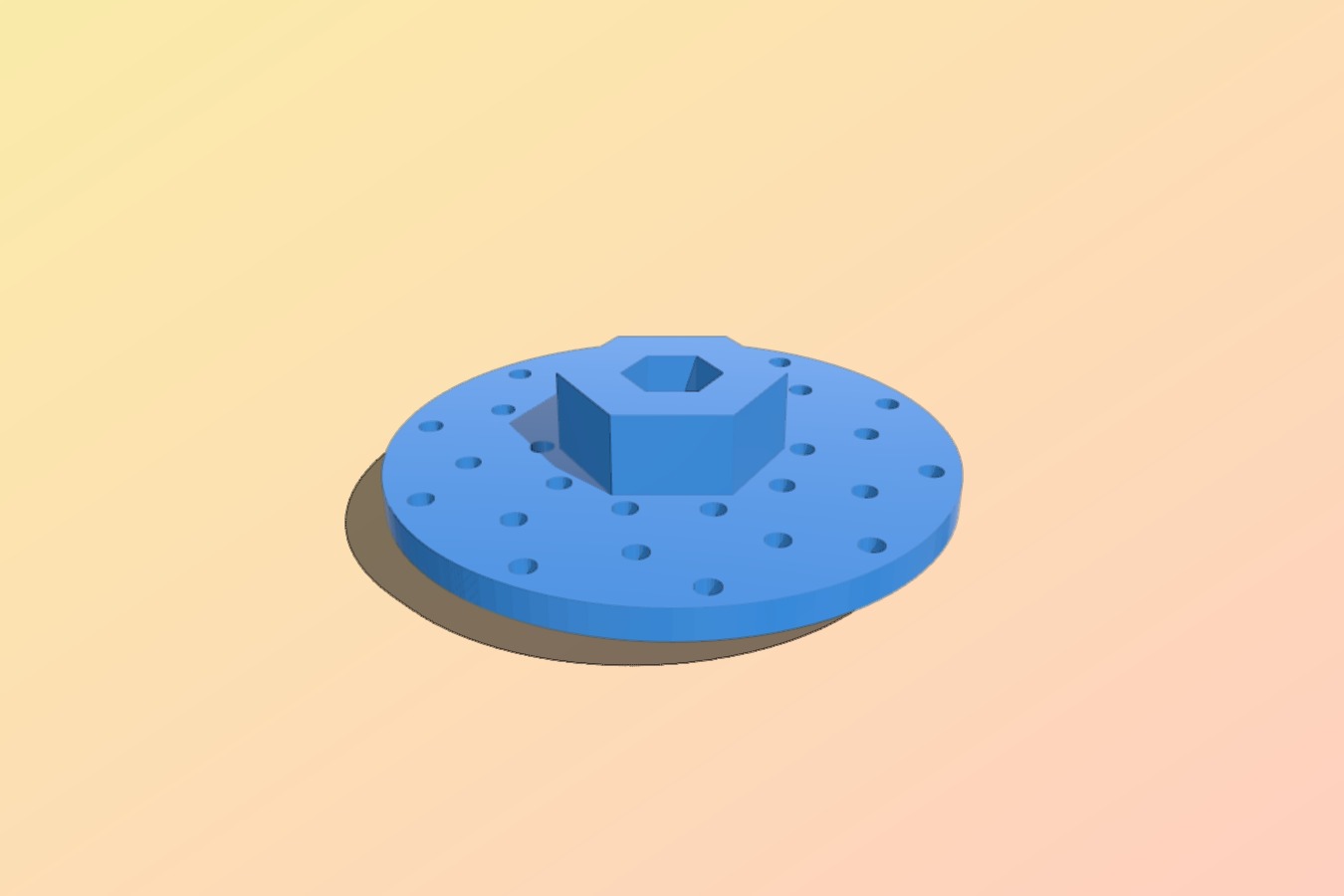 WPL D12 hex adapter brake disk