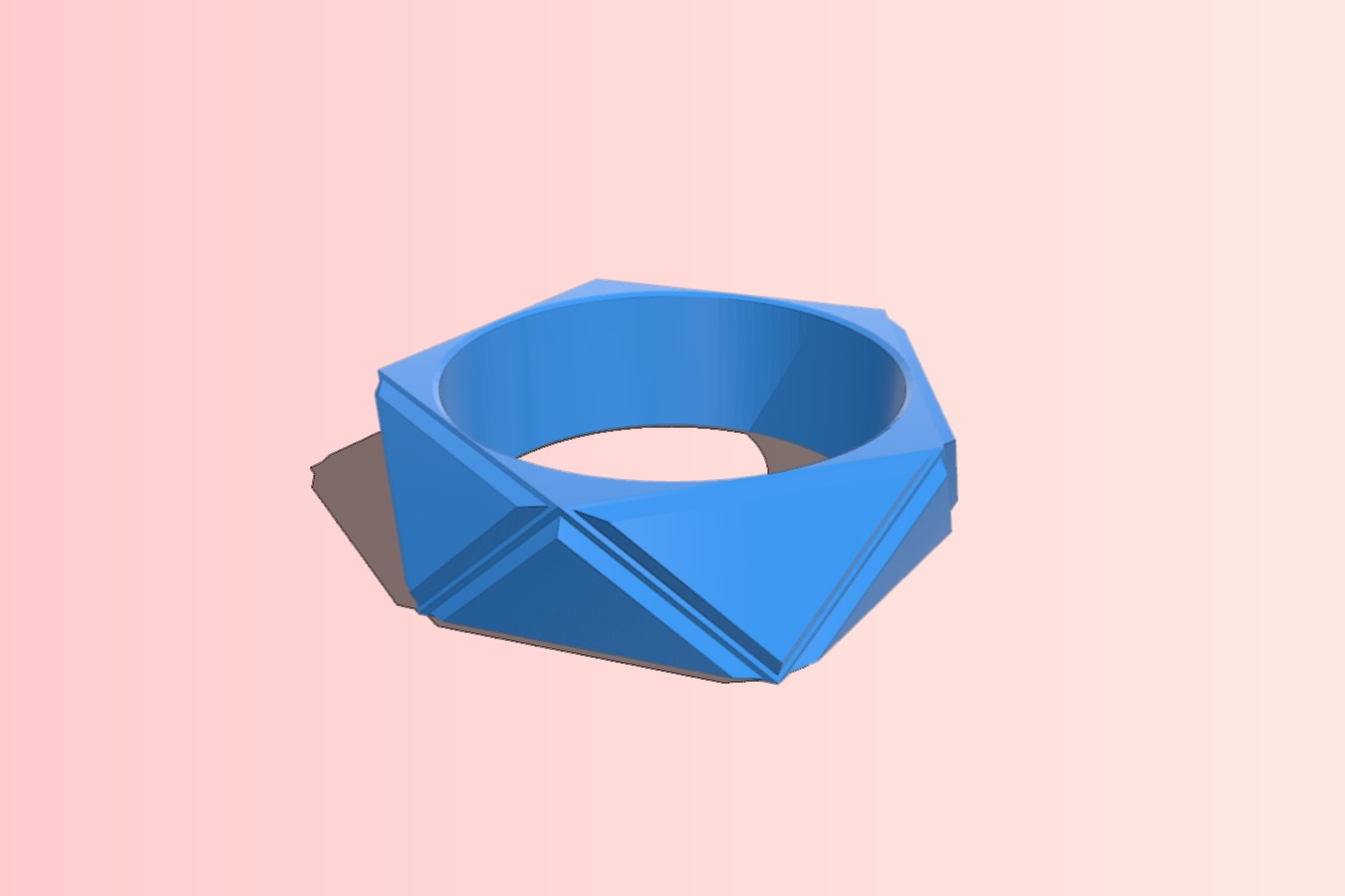 Geometric bracelet