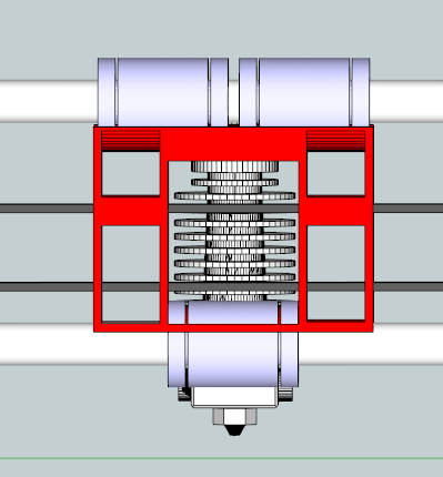 Flowback - a new bowden extruder concept