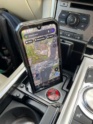 Jaguar XF X250 Phone Holder RHD | 3d print model