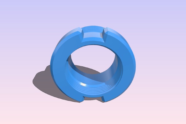 Threaded converter M22 - G3_4" | 3d print model