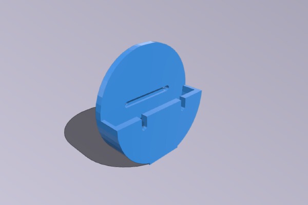 CR2032 No Solder Holder | 3d print model