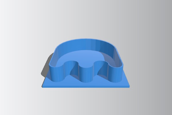 GhostMan_cookie_cutter_v1 | 3d print model