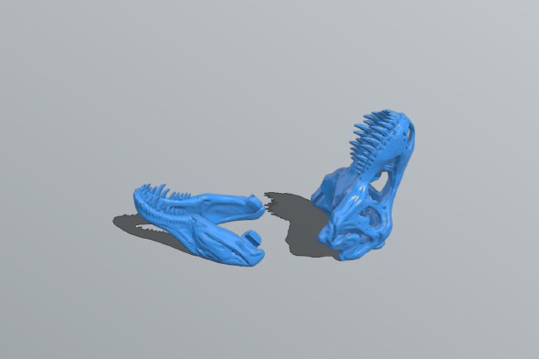 T-Rex Necklace Pendant | 3d print model