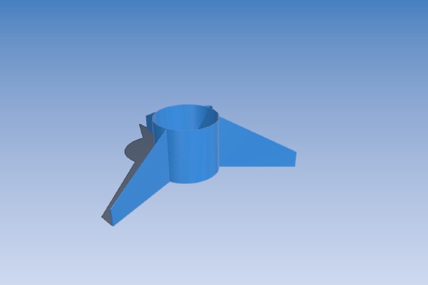 Nexpress-I Rocket Fins (mark 2) | 3d print model
