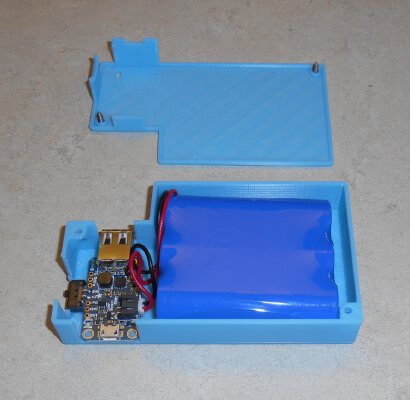 Printy Boost cell phone charger using Adafruit Power Boost 500C and 1000C | 3d print model