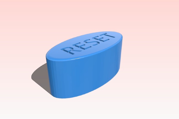 ANET E-10 magnetic RESET Cover | 3d print model