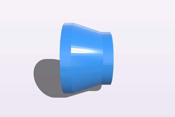 6 to 8 inch reducer | 3d print model