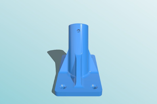 Flag stick wall mount | 3d print model