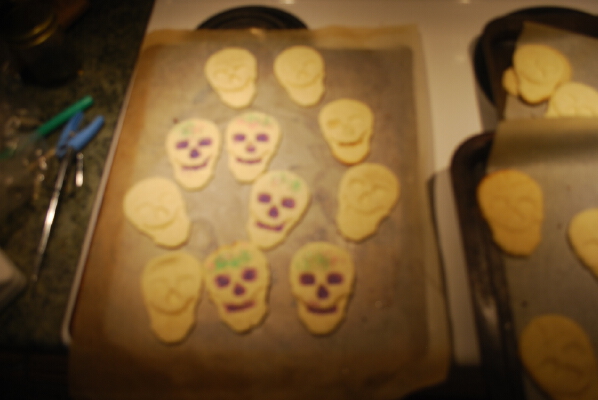 skull cookie cutter & press, 4" height | 3d print model