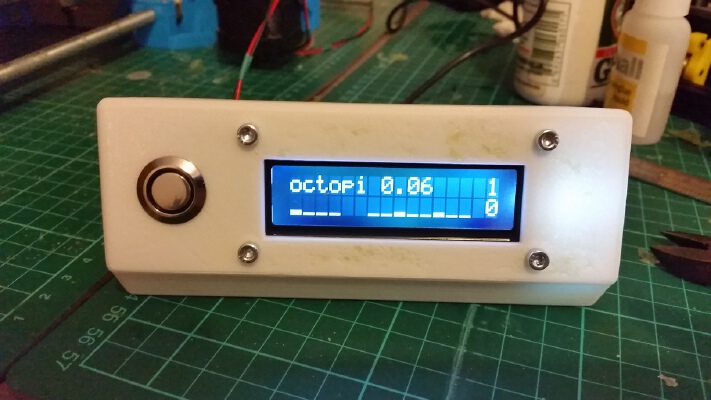 Raspberry Pi LCD2USB and off switch case | 3d print model