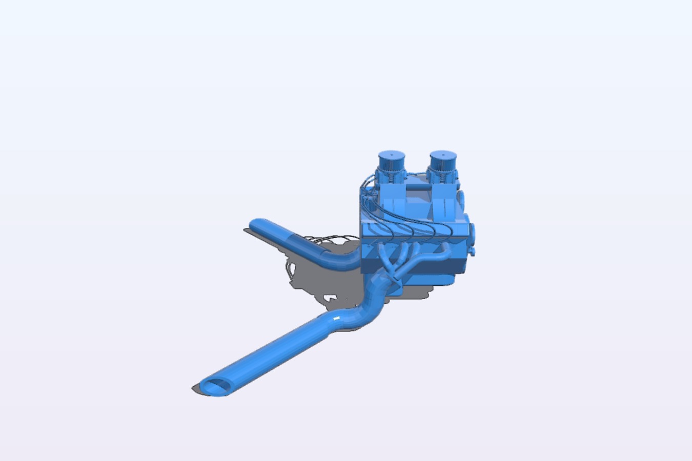 Small block Chevy engine