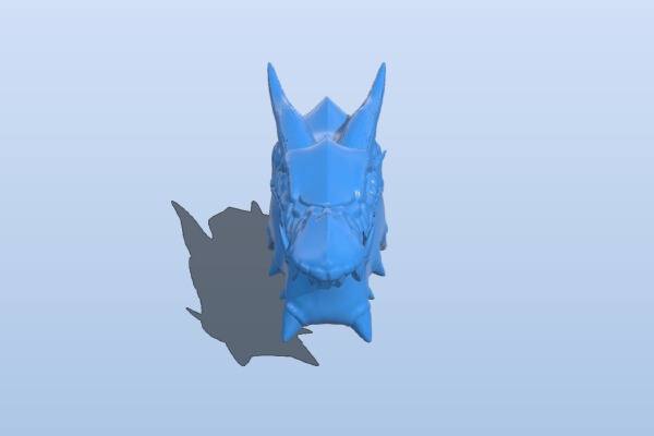 Argenvaughst - dragon head | 3d print model