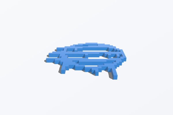 50 Blessings Keychain | 3d print model
