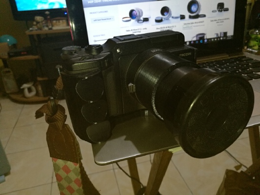 Ricoh GXR with A12 Leica M Mount Module Handgrip | 3d print model