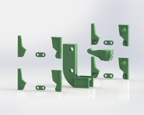 Alphabet Robot - L ver.2.0 | 3d print model