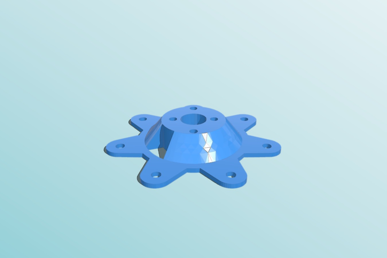 3D LabPrint Stearman PT-17 motor mount adapter