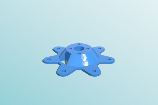 3D LabPrint Stearman PT-17 motor mount adapter | 3d print model
