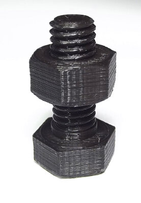 DIN 933 M8 Srcews and DIN 934 M8 Nut | 3d print model