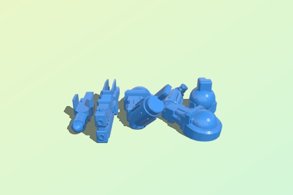 Reaper "Blackstar Corsair Bravo" Conversion Kit | 3d print model