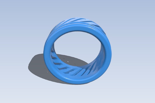 Spinner Fidget Ring | 3d print model