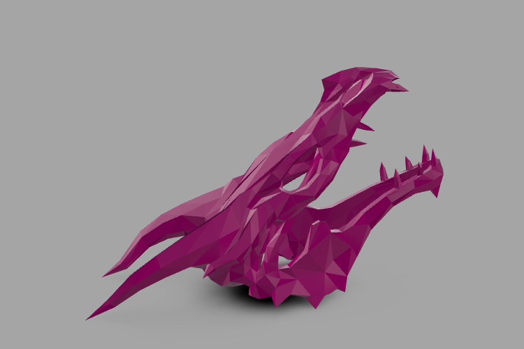 Dragon skull from Skyrim