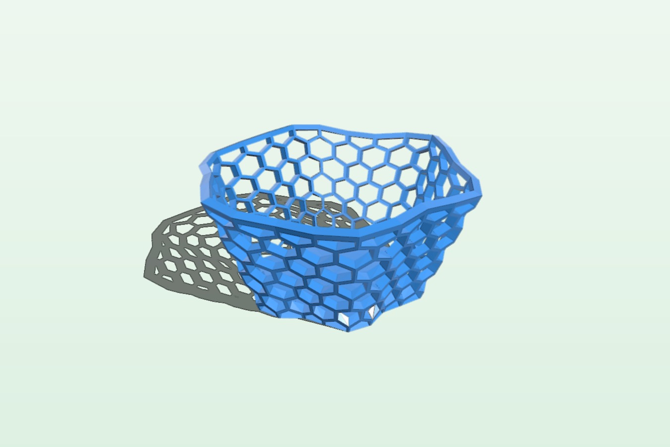 Hexagon Vase for Coins