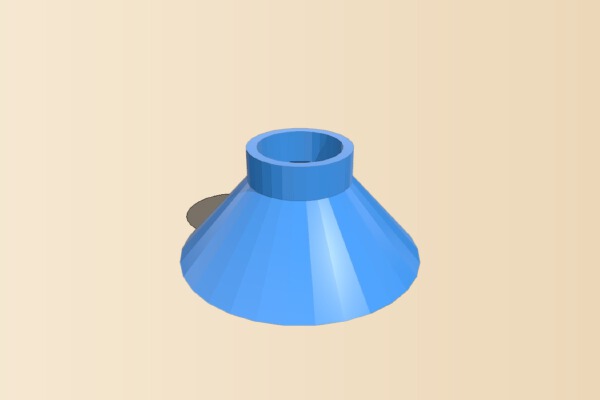 Parametric Funnel - Using outer edges | 3d print model