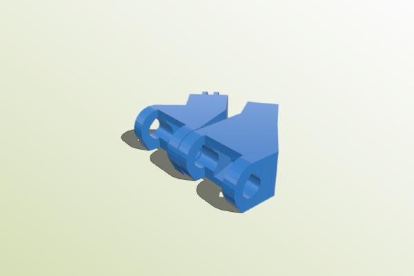 Improved leftWristsmallV3 of Left Hand robot InMoov | 3d print model