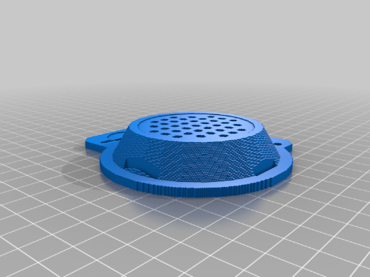 (3D Slash) Lower_Face_Mesh_Mask_Ear_Protection_-_Magnetic_-_Earpiece_R | 3d print model