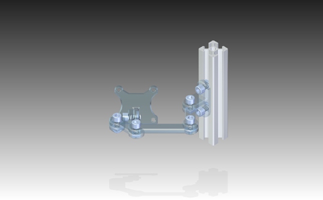 YARPCM (Yet Another Raspberry Pi Camera Mount) | 3d print model