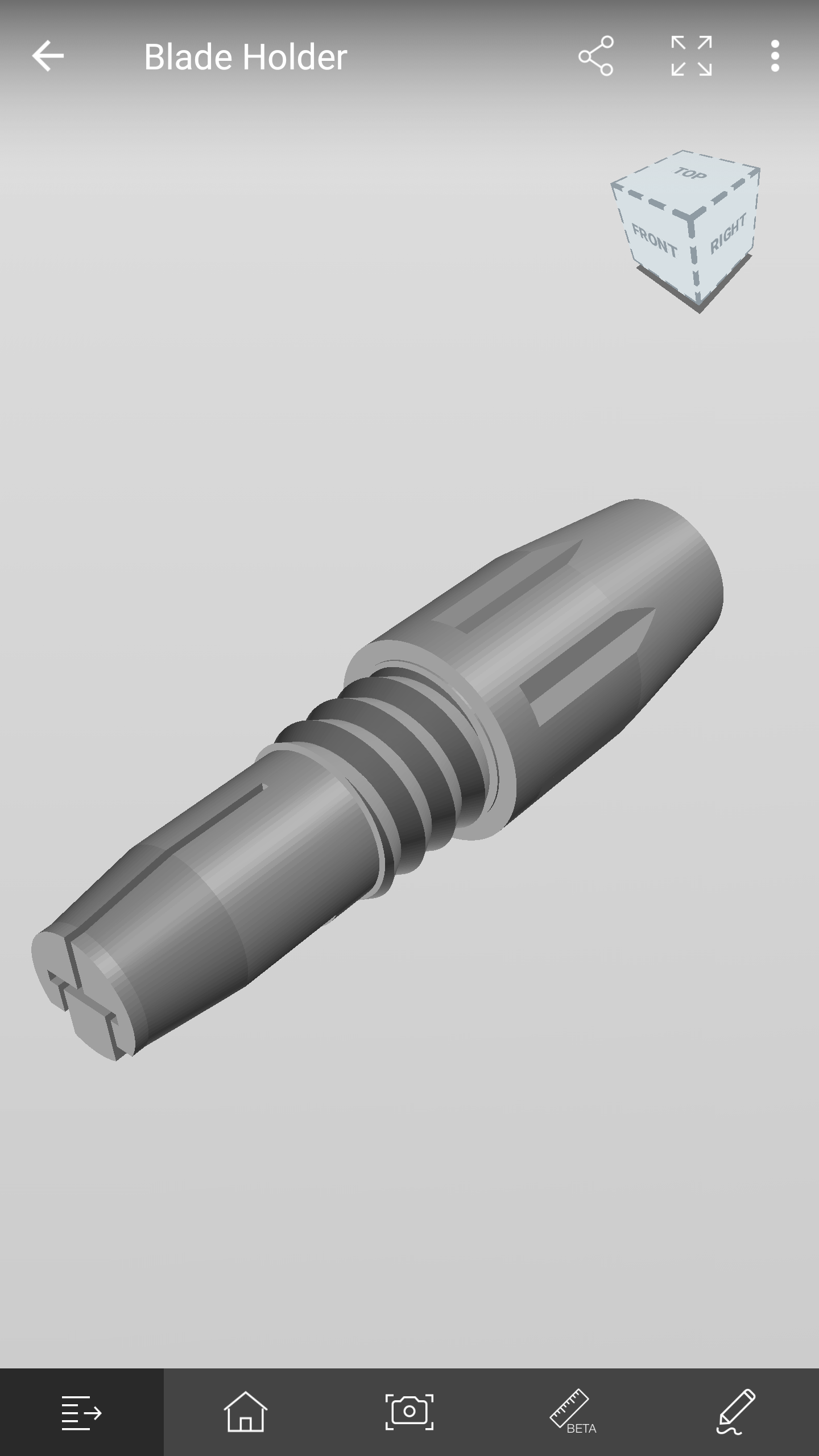 Printable Hobby Knife - Number 11 X-Acto Blade Size - V3