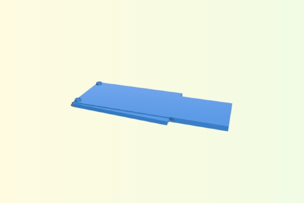Melzi board - mounting plate for Prusa - snap fit | 3d print model