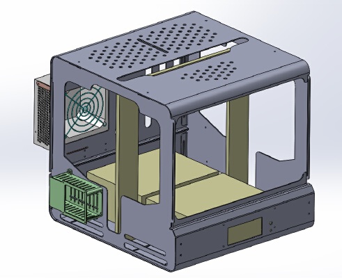 Prusa I3 Sheet metal case | 3d print model