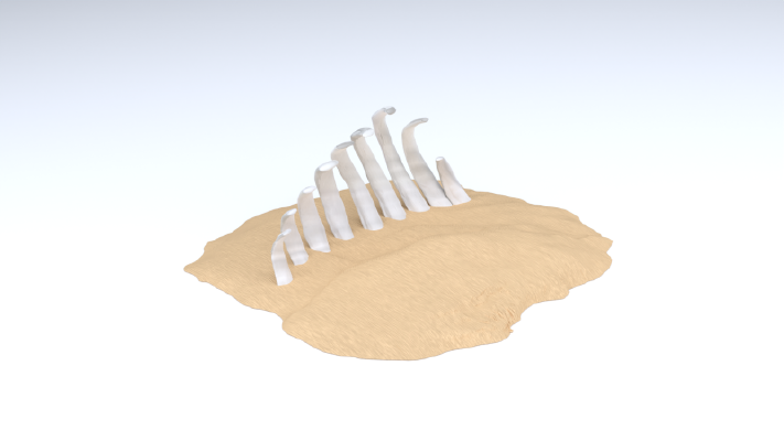 Jabbas Throne Room - Set 9a - Rancor Cave Attributes 1-12 scale | 3d print model