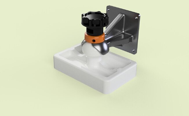 SLA print head - yoke | 3d print model