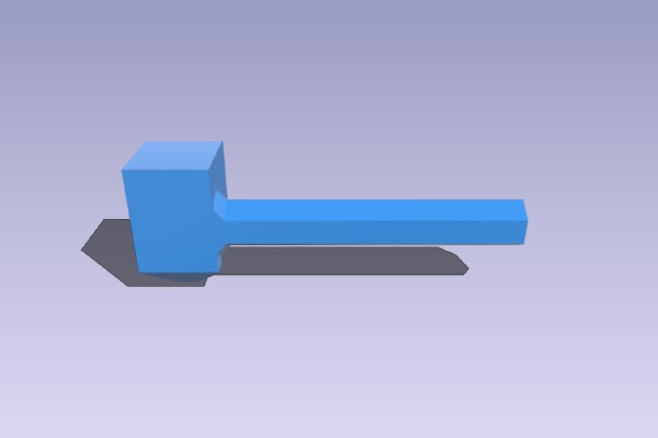 parametric hammer | 3d print model