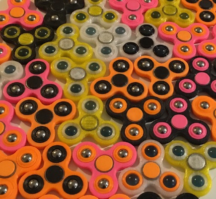 Spinner inserts for marbles or loose bearings | 3d print model