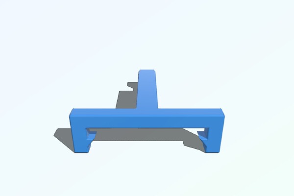 Cubicle Edge Hanger for 80mm Steelcase Partition | 3d print model