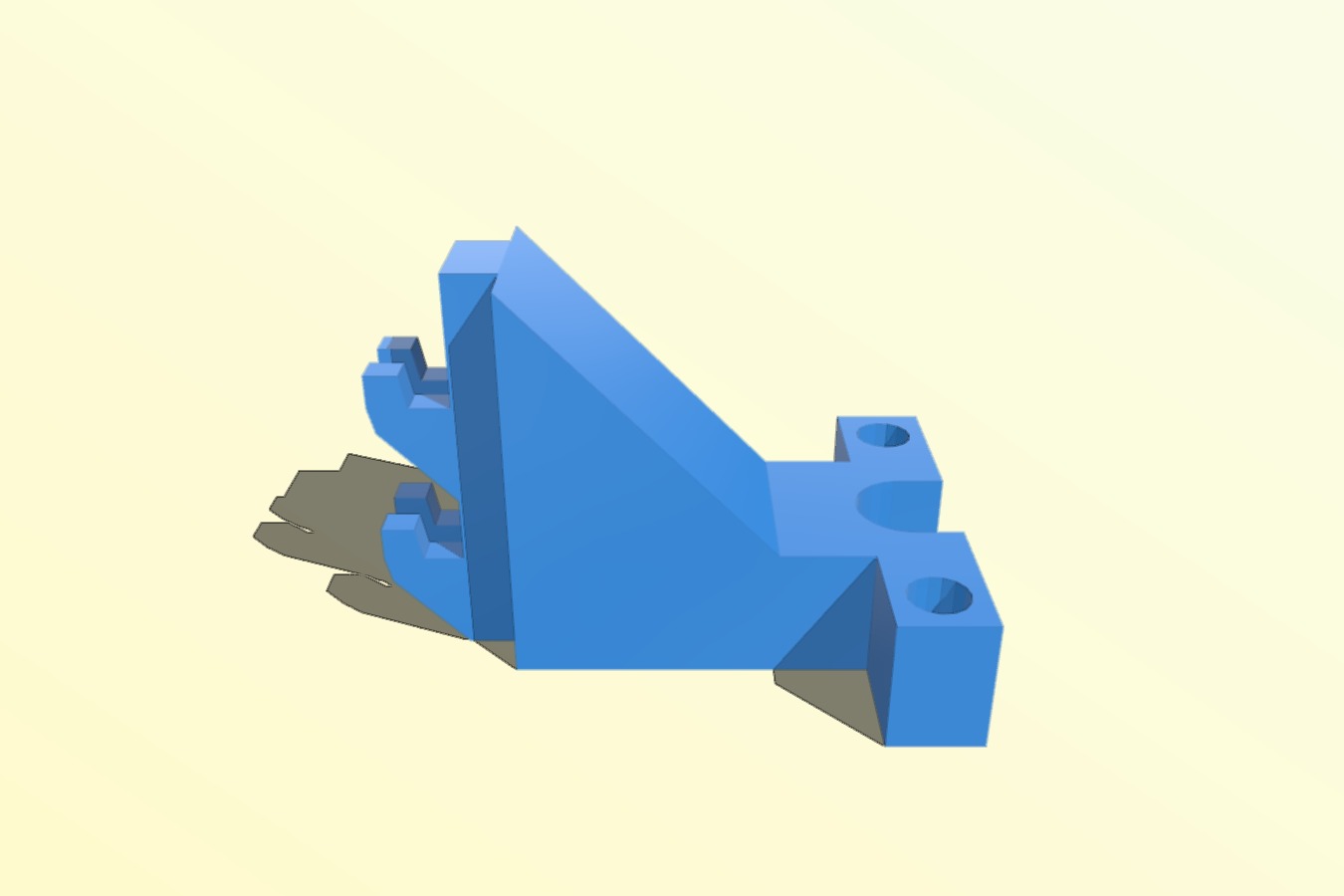 Support for mounting a Wade-like extruder on an Ultimaker