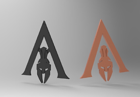 Assassins Creed Odyssey - Logo and Keychain | 3d print model