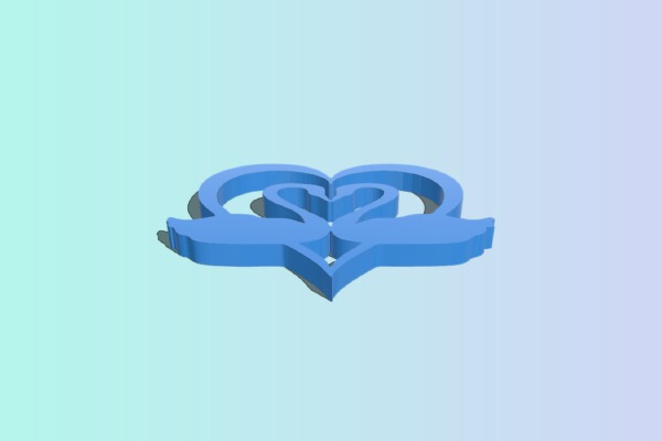 Swan heart | 3d print model