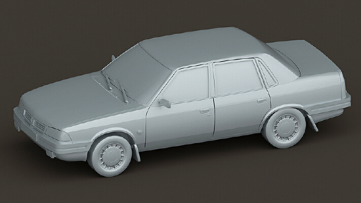 Москвич- 2142 вариант2 (Moskvich- 2142 var2) | 3d print model
